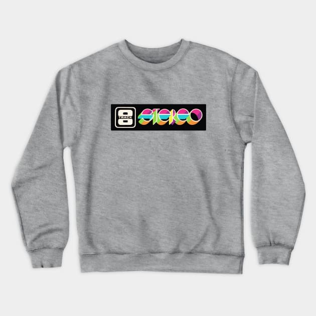 8 Track Stereo Crewneck Sweatshirt by Midcenturydave